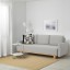 IKEA GRUNNARP ГРУННАРП Розкладний диван 3-місний, світло-сірий 80485630 804.856.30