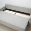 IKEA GRUNNARP ГРУННАРП Розкладний диван 3-місний, світло-сірий 80485630 804.856.30