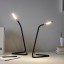 IKEA HÅRTE ХОРТЕ Лампа настільна LED, чорний / сріблястий 20527242 205.272.42