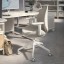 IKEA HATTEFJÄLL ХАТТЕФЬЄЛЬ Компʼютерне крісло з підлокітниками, Gunnared бежевий / білий 60538955 605.389.55