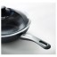 IKEA HEMLAGAD ХЕМЛАГАД Вок-сковорода з кришкою, чорний, 28 см 00462519 004.625.19