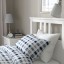 IKEA HEMNES ХЕМНЕС Ліжко односпальне, біла морилка / Lönset, 120x200 cм 29019565 290.195.65