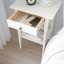 IKEA HEMNES ХЕМНЕС Набір меблів для спальні 4 шт, біла морилка, 140x200 см 59495141 594.951.41