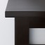 IKEA HEMNES ХЕМНЕС Журнальний столик, чорно-коричневий, 90x90 см 10176292 101.762.92