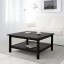 IKEA HEMNES ХЕМНЕС Журнальний столик, чорно-коричневий, 90x90 см 10176292 101.762.92