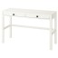 IKEA HEMNES ХЕМНЕС Письмовий стіл з 2 шухлядами, біла морилка, 120x47 см 90363223 903.632.23
