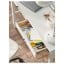 IKEA HEMNES ХЕМНЕС Письмовий стіл з 2 шухлядами, біла морилка, 120x47 см 90363223 903.632.23