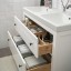 IKEA HEMNES ХЕМНЕС / ODENSVIK ОДЕНСВІК Меблі для ванної кімнати, набір 5 шт., білий / змішувач Voxnan, 103 см 79304466 793.044.66