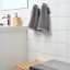 IKEA HIMLEÅN ХІМЛЕОН Рушник, темно-сірий / меланж, 30x30 см 80442947 804.429.47