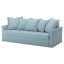 IKEA HOLMSUND ХОЛЬМСУНД 3-місний диван-ліжко, Orrsta світло-блакитний 89240756 892.407.56