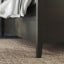 IKEA IDANÄS ІДАНЕС Ліжко двоспальне з шухлядами, темно-коричневий / Leirsund, 160x200 см 59392223 593.922.23