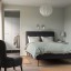 IKEA IDANÄS ІДАНЕС Ліжко двоспальне з оббивкою, Gunnared темно-сірий, 140x200 см 70458934 704.589.34