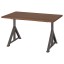 IKEA IDÅSEN ІДОСЕН Письмовий стіл, коричневий / темно-сірий, 120x70 см 49281027 492.810.27