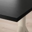 IKEA IDÅSEN ІДОСЕН Письмовий стіл з регулюванням висоти, чорний / бежевий, 120x70 см 69280927 692.809.27