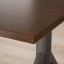 IKEA IDÅSEN ІДОСЕН Письмовий стіл з регулюванням висоти, коричневий / темно-сірий, 120x70 см 79280955 792.809.55