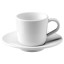 IKEA IKEA 365+ Чашка і блюдце для кави, білий, 6 сл 10283409 102.834.09