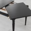 IKEA INGATORP ІНГАТОРП Розсувний стіл, чорний, 155/215x87 см 90222407 902.224.07
