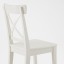 IKEA EKEDALEN / INGOLF Стіл та 4 стільці, білий / білий, 80/120 см 69482968 694.829.68
