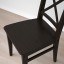 IKEA DANDERYD ДАНДЕРЮД / INGOLF ІНГОЛЬФ Стіл та 4 стільці, сосна чорний / коричнево-чорний, 130x80 см 49392539 493.925.39