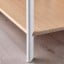 IKEA JÄTTESTA Журнальний столик, білий / світлий бамбук, 80x80 см 30538792 305.387.92
