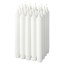 IKEA JUBLA ЮБЛА Неароматична свічка, білий, 19 см 60191916 601.919.16