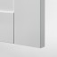 IKEA KNOXHULT КНОКСХУЛЬТ Підлогова шафа, двері+ящик, сірий, 120 см 50326794 503.267.94