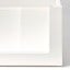 IKEA KOMPLEMENT КОМПЛЕМЕНТ Шухляда зі скляною фронтальною панеллю, білий, 75x58 см 10246695 102.466.95