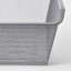 IKEA KOMPLEMENT КОМПЛЕМЕНТ Сітчастий кошик із напрямною рейкою, темно-сірий, 100x58 см 29010980 290.109.80