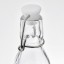 IKEA KORKEN КОРКЕН Пляшка з пробкою, прозоре скло, 15 сл 80476334 804.763.34