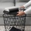 IKEA KVISTBRO КВІСТБРУ Столик із відділенням для зберігання, чорний, 44 см 90480401 904.804.01