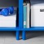 IKEA PLATSA ПЛАТСА Відкритий стелаж, блакитний, 120x42x133 см 49522913 495.229.13