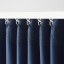 IKEA LAGEROLVON Світлонепроникні штори, 1 пара, блакитний, 145x300 см 10551402 105.514.02