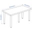 IKEA LAGKAPTEN ЛАГКАПТЕН / ADILS АДІЛС Письмовий стіл, темно-сірий / білий, 200x60 см 49417525 494.175.25