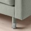 IKEA LANDSKRONA ЛАНДСКРУНА 2-місний диван, Gunnared світло-зелений / метал 49270284 492.702.84