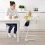 IKEA LANGUR ЛАНГУР Дитячий стілець / високий зі стільницею, білий 49252553 492.525.53