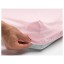 IKEA LEN ЛЕН Простирадло для дитячого ліжечка, білий / рожевий, 60x120 см 60320188 603.201.88