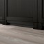 IKEA LERHYTTAN ЛЕРХЮТТАН Ніжка для декоративного цоколя, чорна морилка, 8 см 10397806 103.978.06