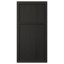 IKEA LERHYTTAN ЛЕРХЮТТАН Двері, чорна морилка, 60x120 см 60356059 603.560.59