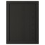 IKEA LERHYTTAN ЛЕРХЮТТАН Двері, чорна морилка, 60x80 см 30356065 303.560.65