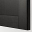 IKEA LERHYTTAN ЛЕРХЮТТАН Фронтальна панель для шухляди антрацит, чорна морилка, 80x20 см 50356074 503.560.74