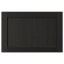 IKEA LERHYTTAN ЛЕРХЮТТАН Фронтальна панель для шухляди антрацит, чорна морилка, 60x40 см 90356072 903.560.72
