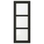 IKEA LERHYTTAN ЛЕРХЮТТАН Скляні двері, чорна морилка, 40x100 см 20356080 203.560.80
