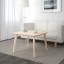 IKEA LISABO ЛІСАБО Журнальний столик, ясеневий шпон, 70x70 см 90297657 902.976.57