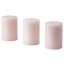 IKEA LUGNARE Блокова ароматична свічка, жасмин / рожевий, 30 годин 10502138 105.021.38