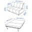 IKEA LYCKSELE MURBO ЛЮККСЕЛЕ МУРБУ 2-місний диван-ліжко, Knisa світло-сірий 09387040 093.870.40