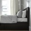 IKEA MALM МАЛЬМ Ліжко двоспальне з 4 шухлядами, чорно-коричневий / Luröy, 180x200 см 59002441 590.024.41