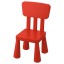 IKEA MAMMUT МАММУТ Дитячий стілець, для дому / вулиці / червоний 40365366 403.653.66