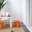 IKEA MAMMUT МАММУТ Табурет дитячий, для дому / вулиці / помаранчевий 50365361 503.653.61