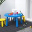 IKEA MAMMUT МАММУТ Стіл дитячий, для дому / вулиці синій, 85 см 90365180 903.651.80