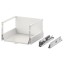 IKEA EXCEPTIONELL ЕКСЕПТІОНЕЛЛЬ Висока шухляда з натискним механізмом, білий, 40x37 см 60447804 604.478.04